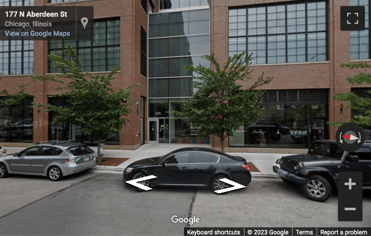 Street View image of 171 North Aberdeen Street, 4th and 5th Floor, Chicago, Illinois