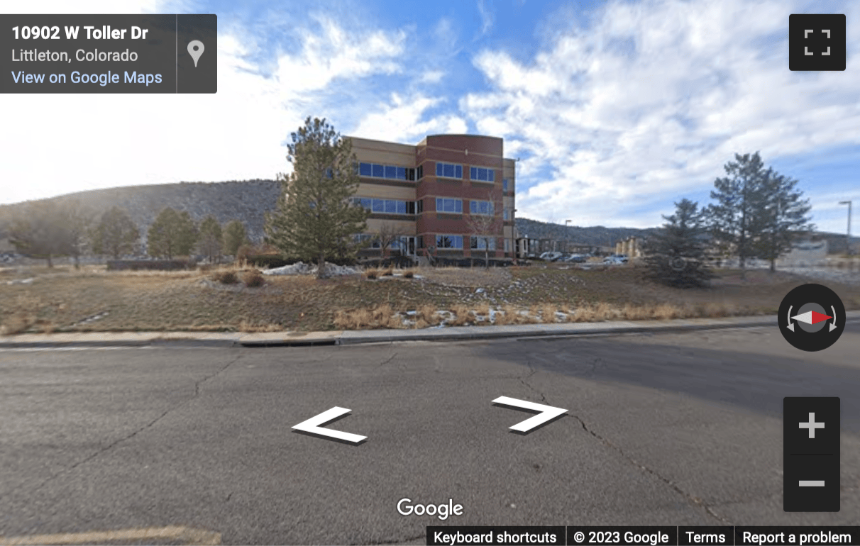 Street View image of 10901 West Toller Drive, 3rd Floor, Littleton, Colorado