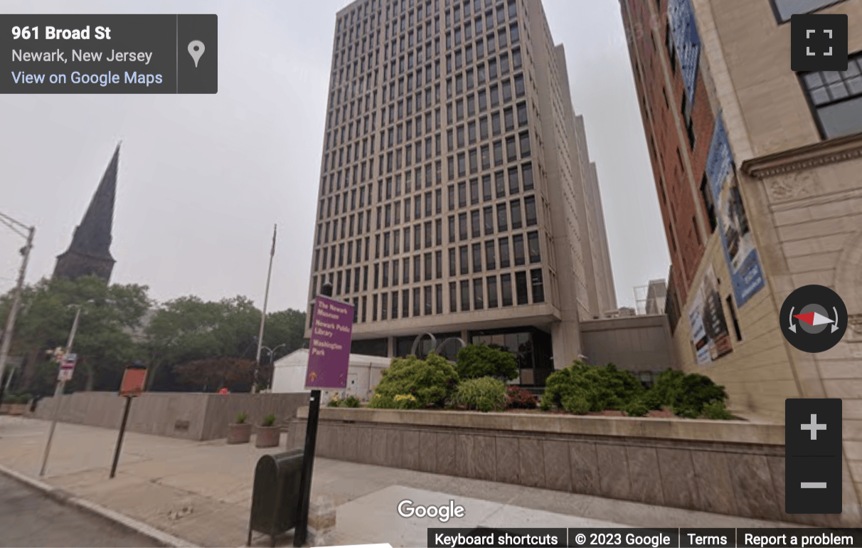 Street View image of 972 Broad Street, Suite 300, Newark