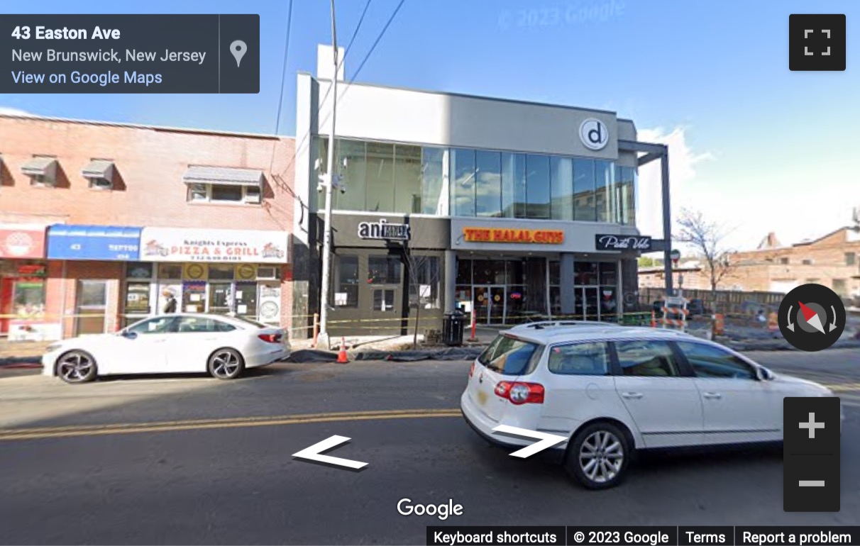 Street View image of 37 Easton Avenue, 2nd Floor, New Brunswick