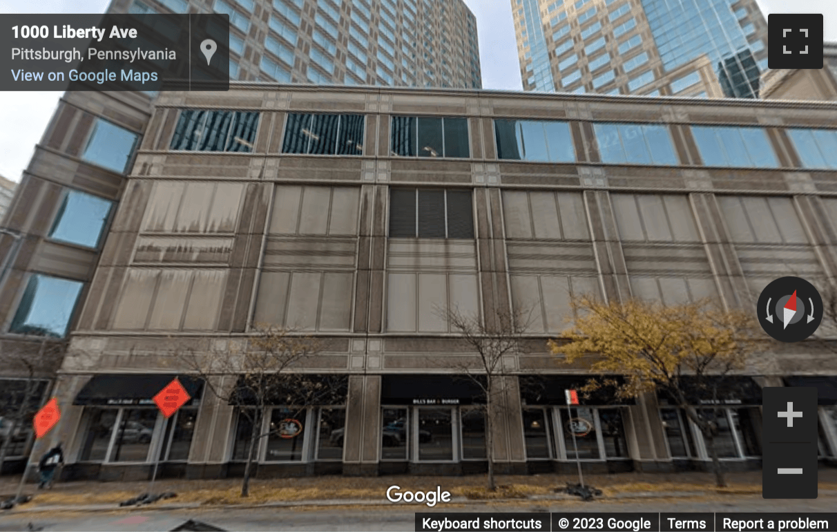 Street View image of 1001 Liberty Avenue, Floor, 5th and 6th, Pittsburgh, Pennsylvania