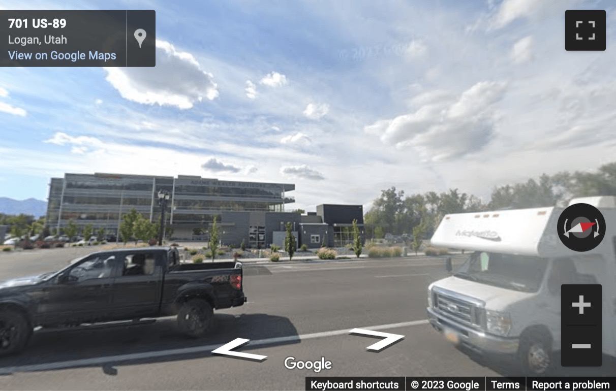 Street View image of 701 South Main Street, 1st Floor, Logan (UT), Utah