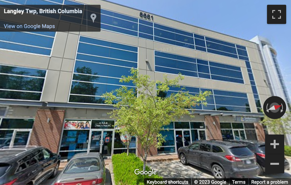 Street View image of Langley Business Centre, 8661 201st Street, Langley, British Columbia