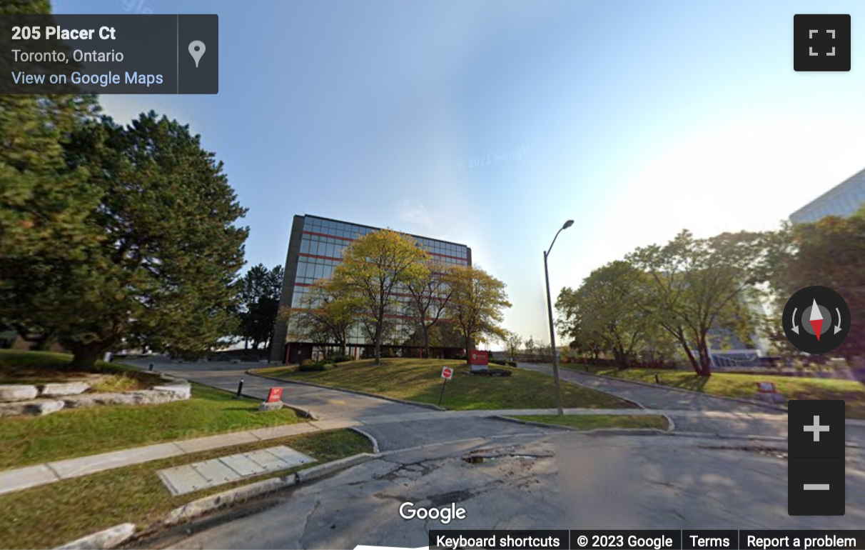 Street View image of 205 Placer Court, North York, 2nd floor, Toronto, Ontario