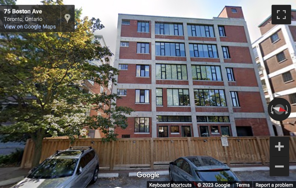 Street View image of 235 Carlaw Avenue, Toronto, Ontario