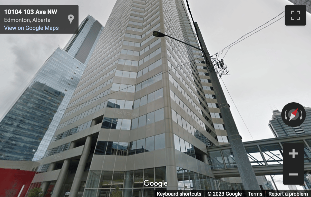 Street View image of 10104, 103rd Avenue, Bell Tower, Edmonton, Alberta
