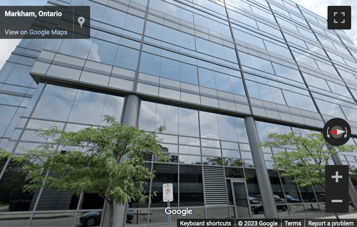 Street View image of 125 Commerce Valley Drive West, 7th Floor, Markham, Ontario