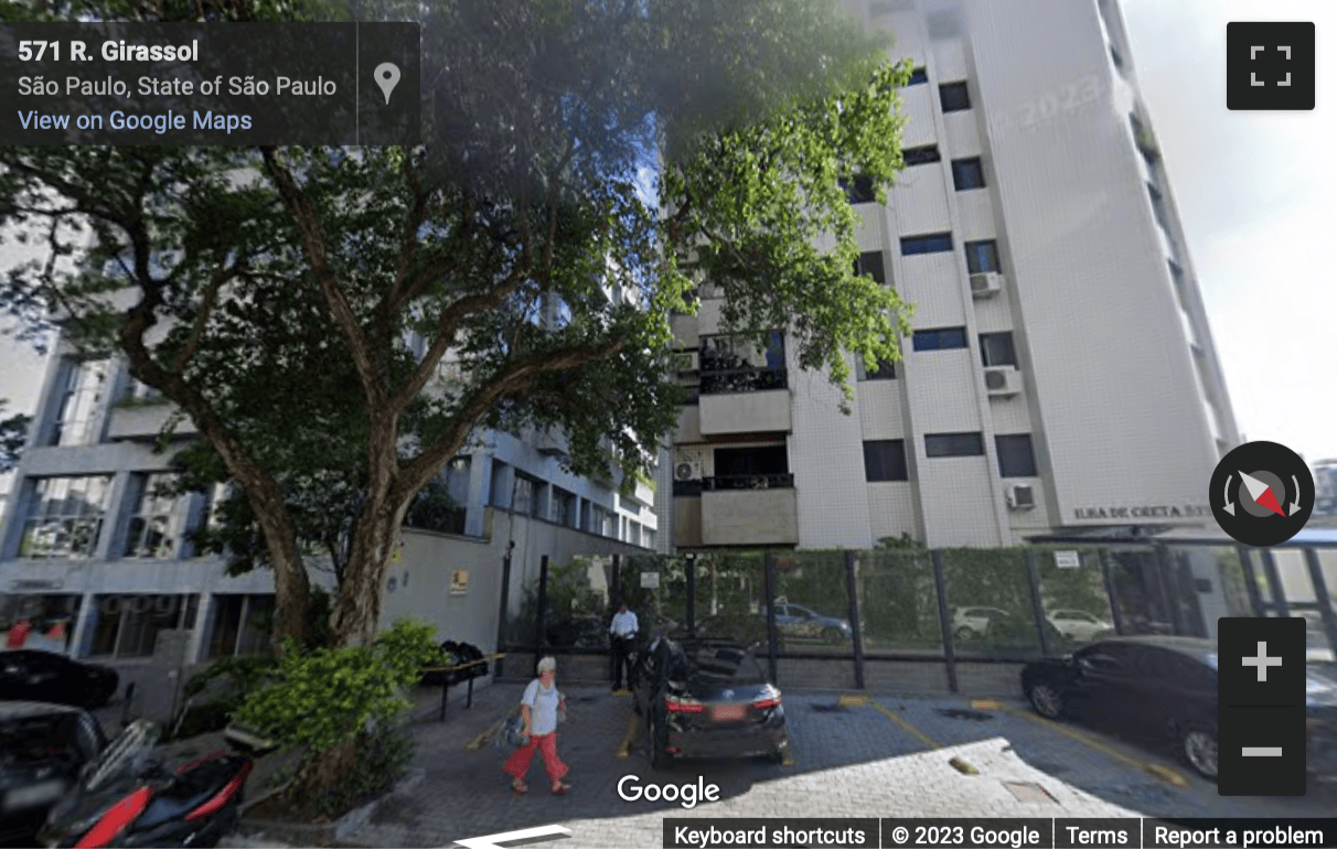Street View image of Rua Girassol, 555, Sunflower 555, Sao Paulo