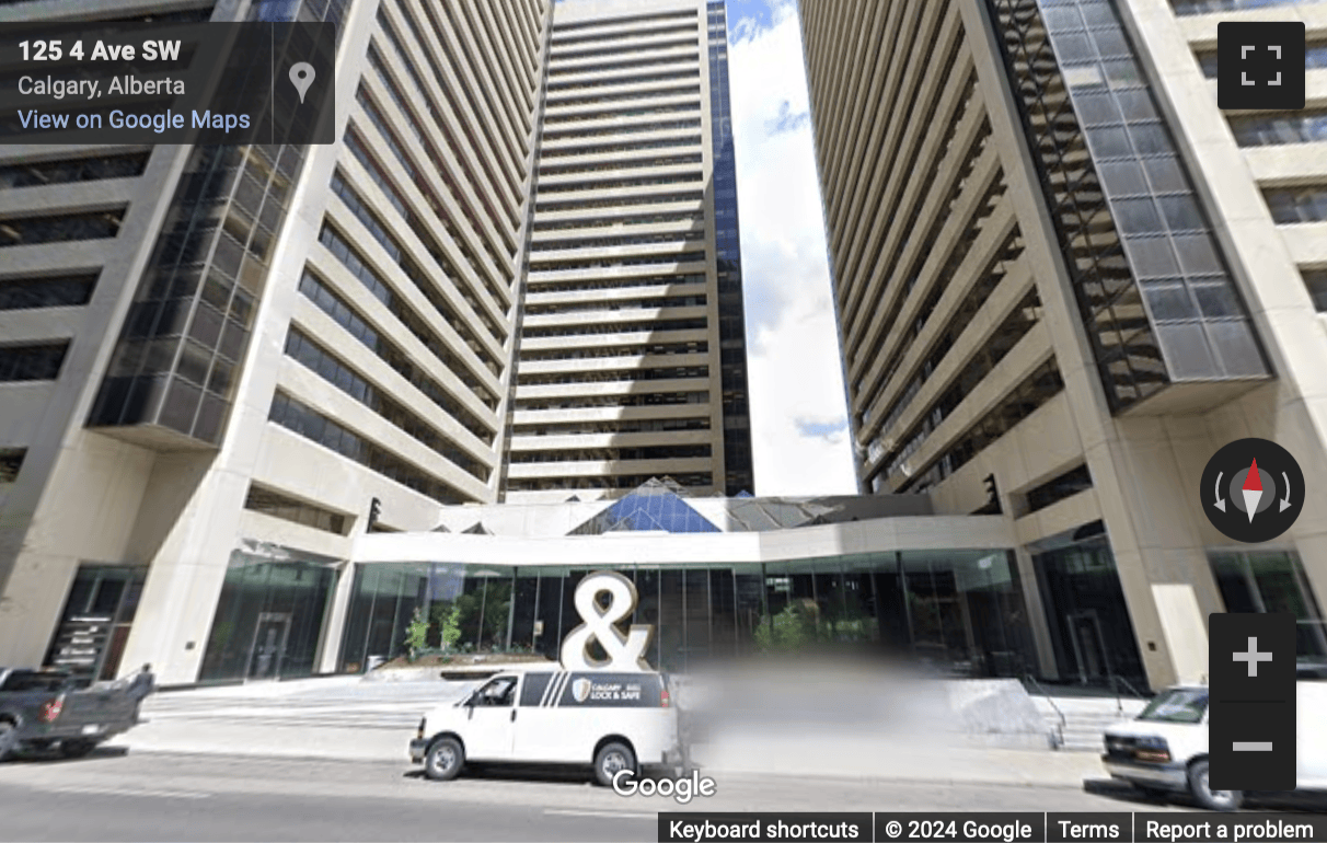 Street View image of 144 4 Avenue SouthWest, The Ampersand, Calgary, Alberta