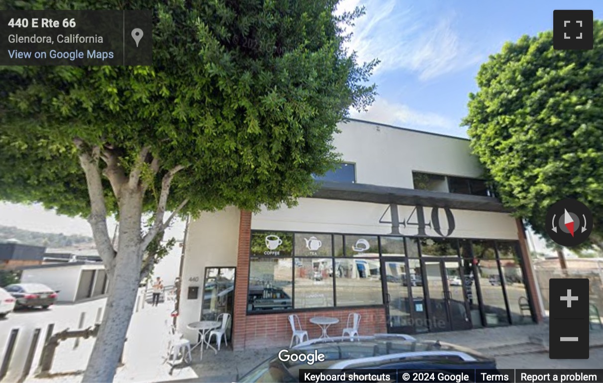 Street View image of 440 East Route 66, Glendora, California