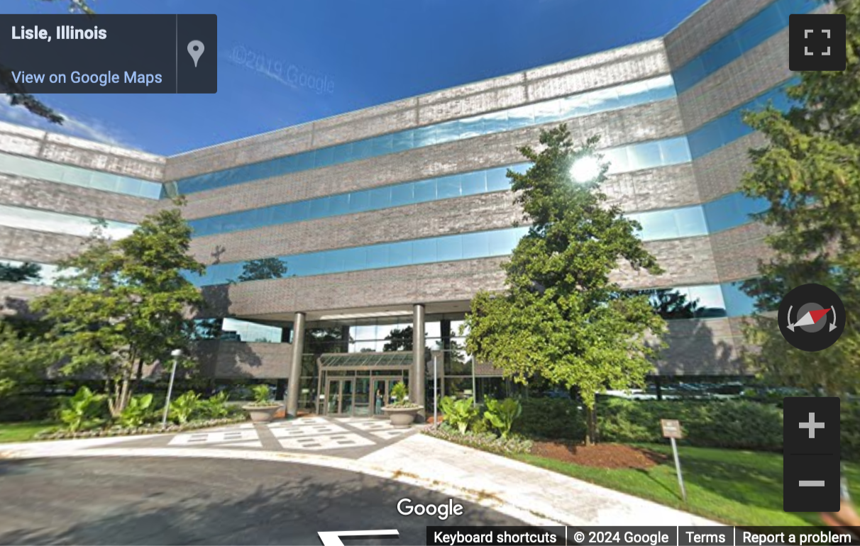 Street View image of 1001 Warrenville Road, Suite 150, Lisle, Illinois