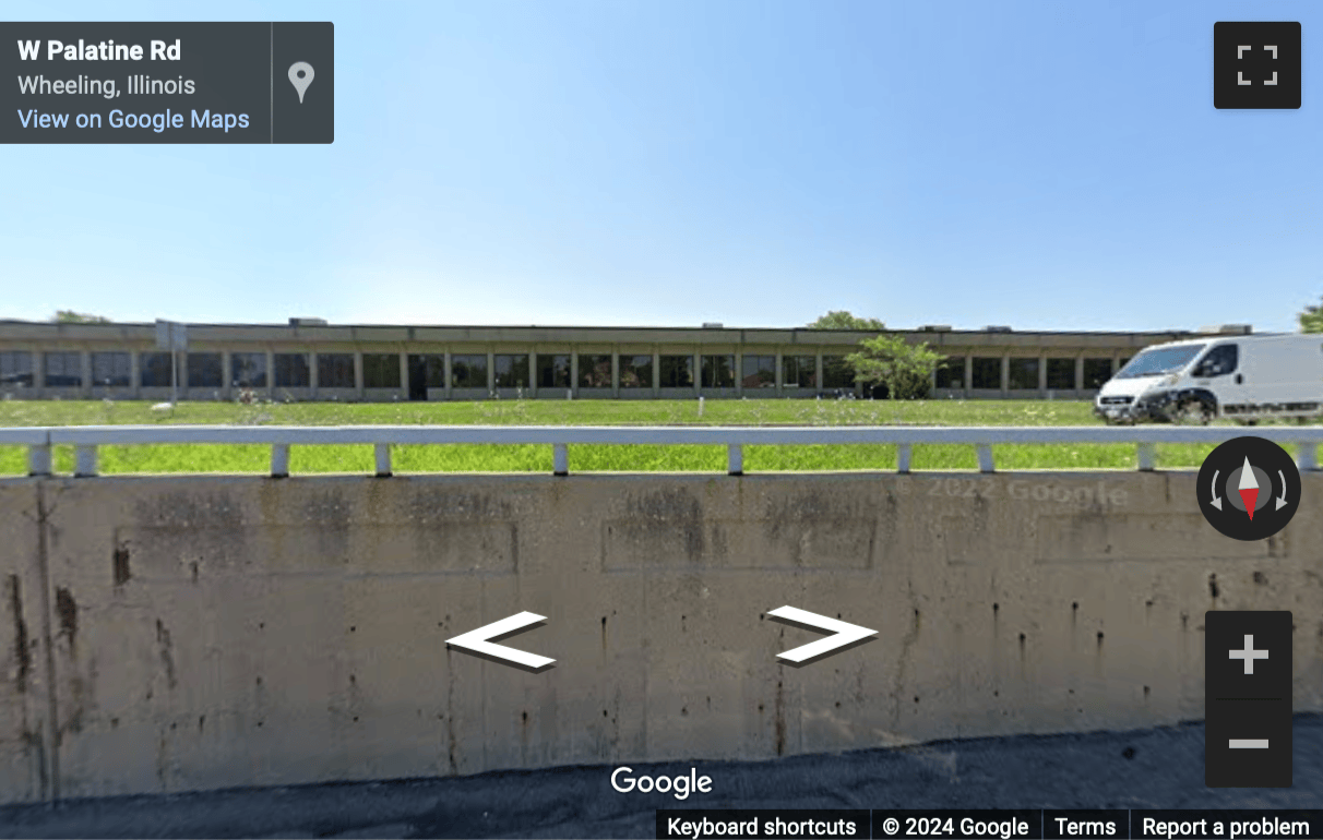 Street View image of 1400 South Wolf Road, Wheeling, Illinois