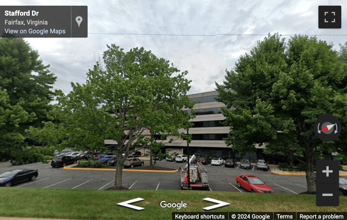 Street View image of 9990 Fairfax Boulevard, Fairfax, Virginia