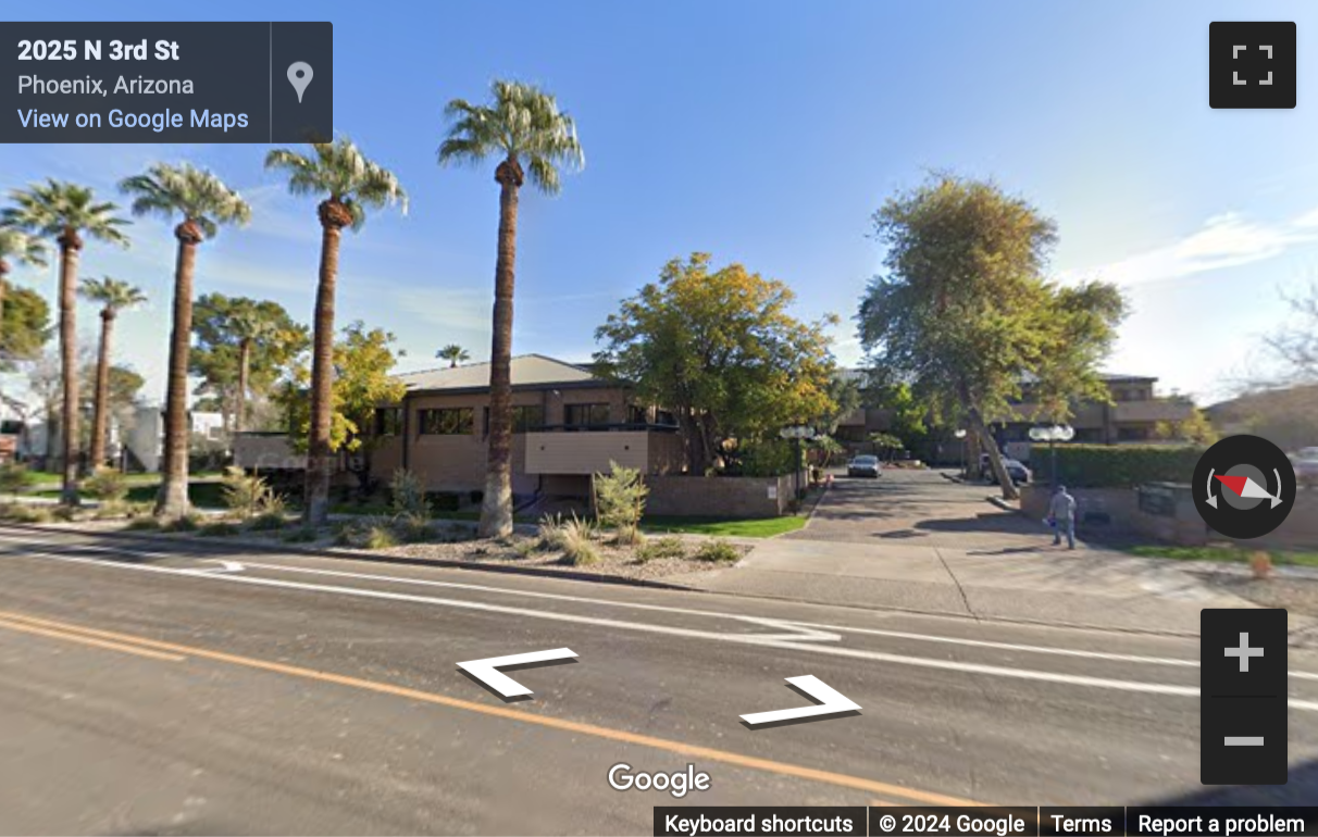 Street View image of 2025 North 3rd Street, 3rd Floor, Phoenix, Arizona