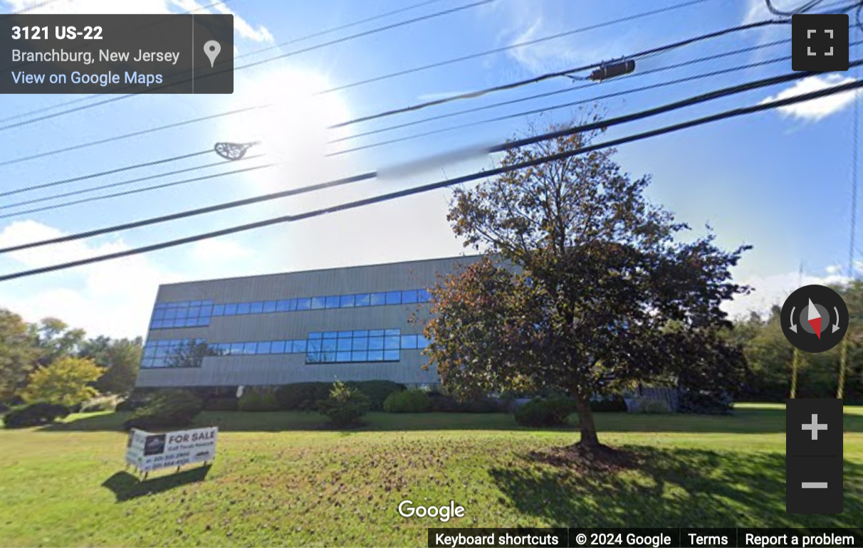 Street View image of 3121 Route 22 East, 3rd Floor, Branchburg, New Jersey