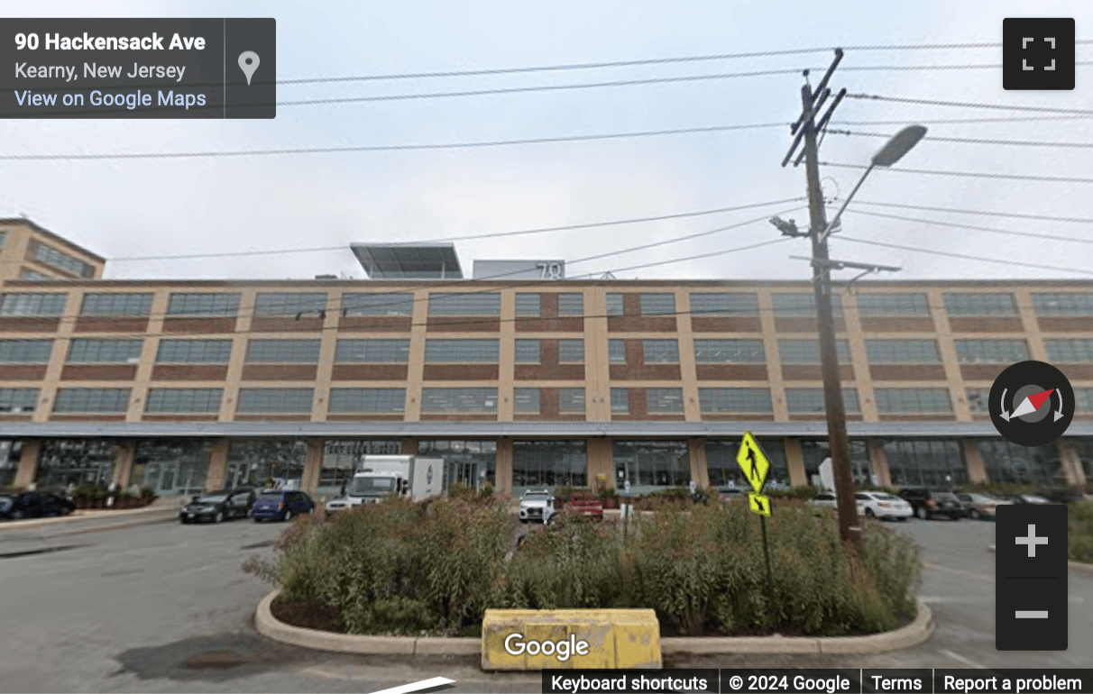 Street View image of 78 John Miller Way, (KPT) Suite 326, Kearny, New Jersey