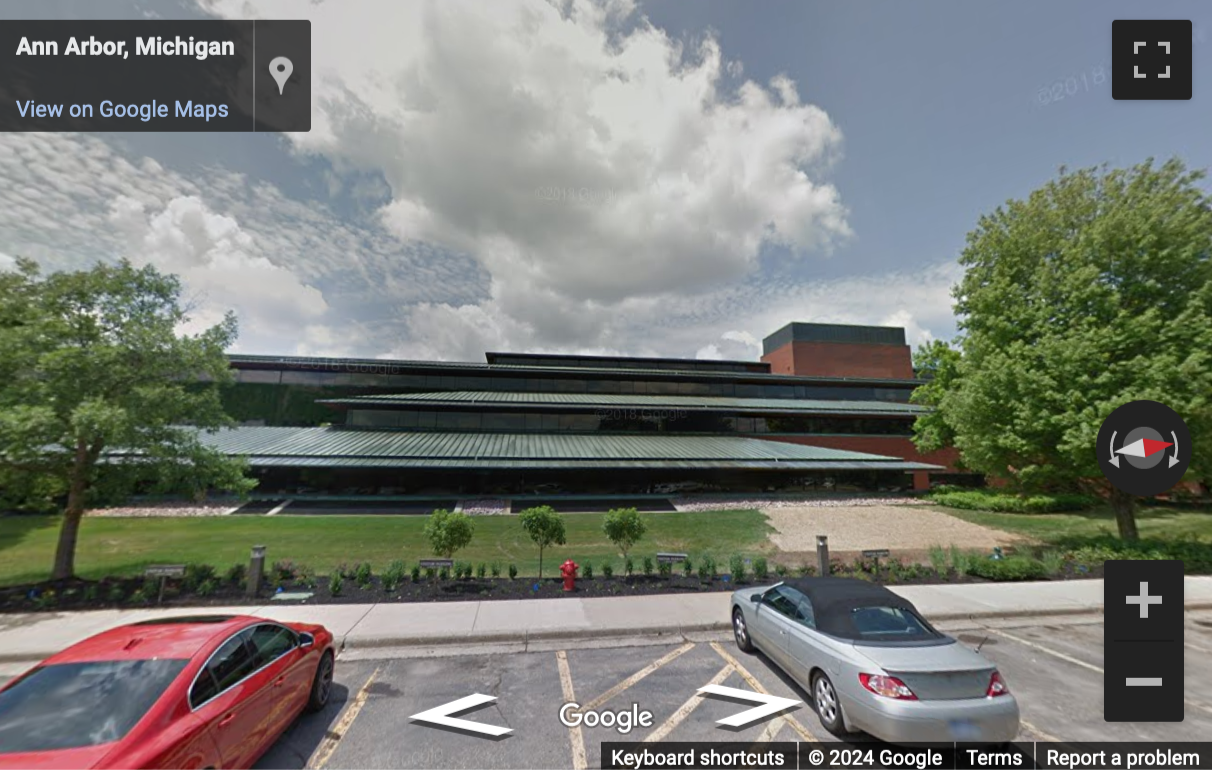 Street View image of 30 Frank Lloyd Wright Drive, 4th Floor, Ann Arbor, Michigan