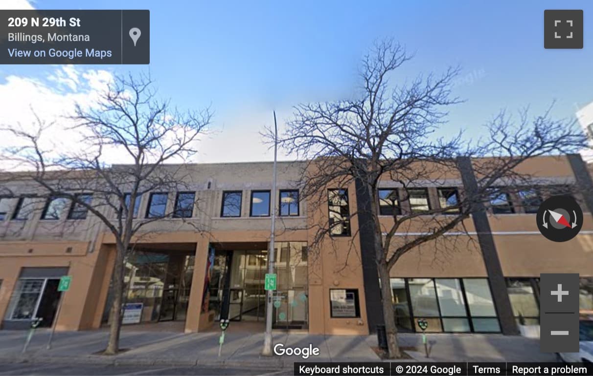 Street View image of 208 North 29th Street, 2nd Floor, Billings, Montana