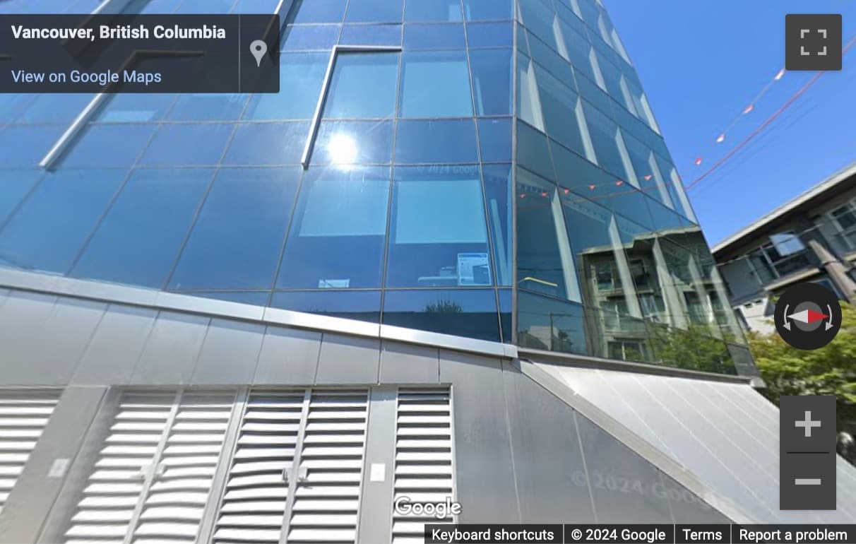 Street View image of 525 West 8th Avenue, Suite 800, Vancouver, British Columbia