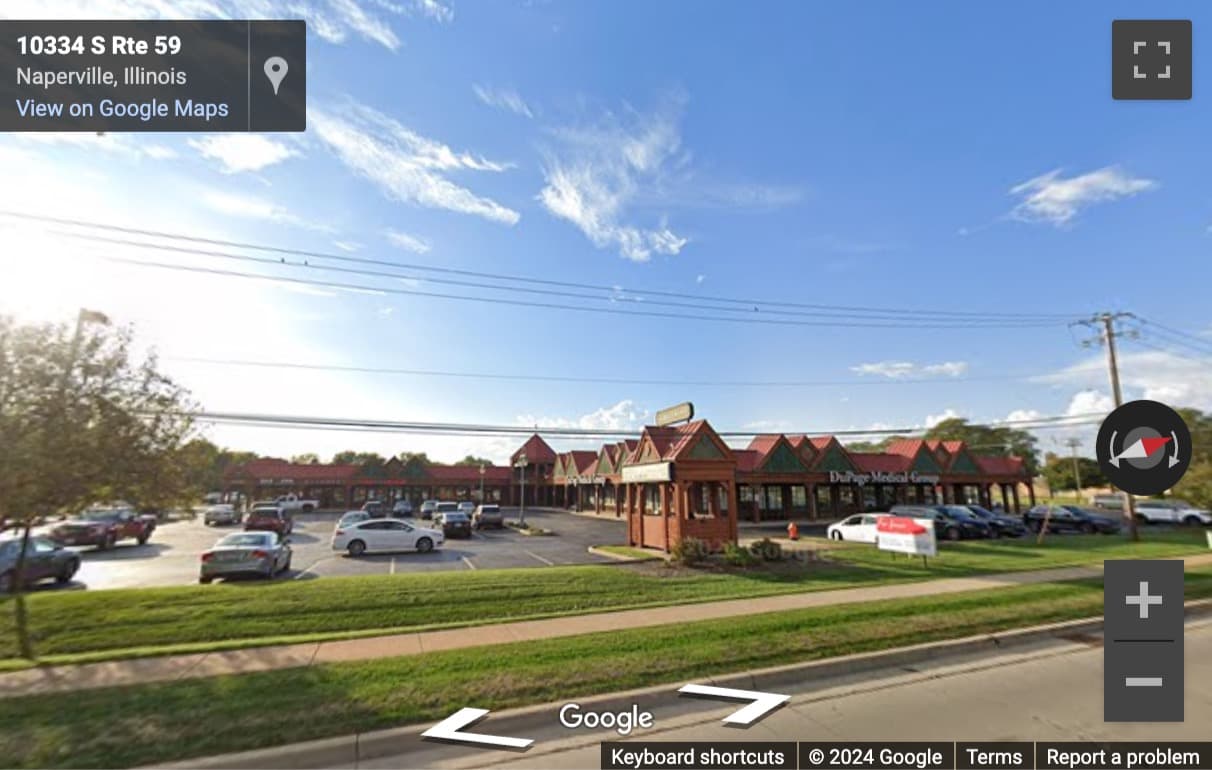 Street View image of 10334 Route 59, 1st Floor, Naperville, Illinois