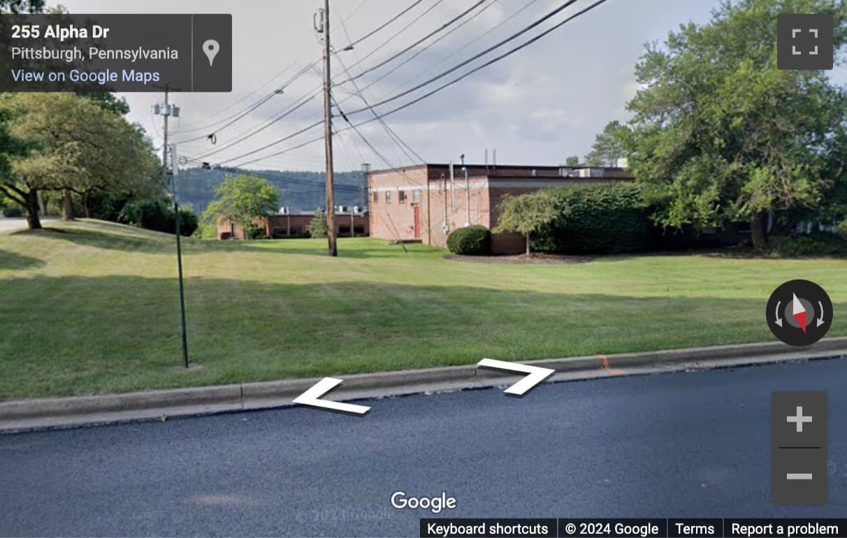 Street View image of 246 Alpha Drive, Ground Floor, Pittsburgh, Pennsylvania
