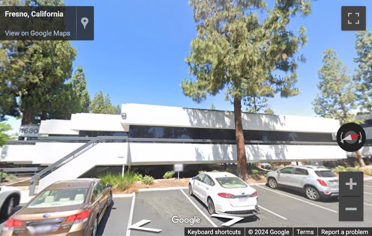 Street View image of 1690 W. Shaw Avenue, 1st & 2nd Floor, Fresno, California