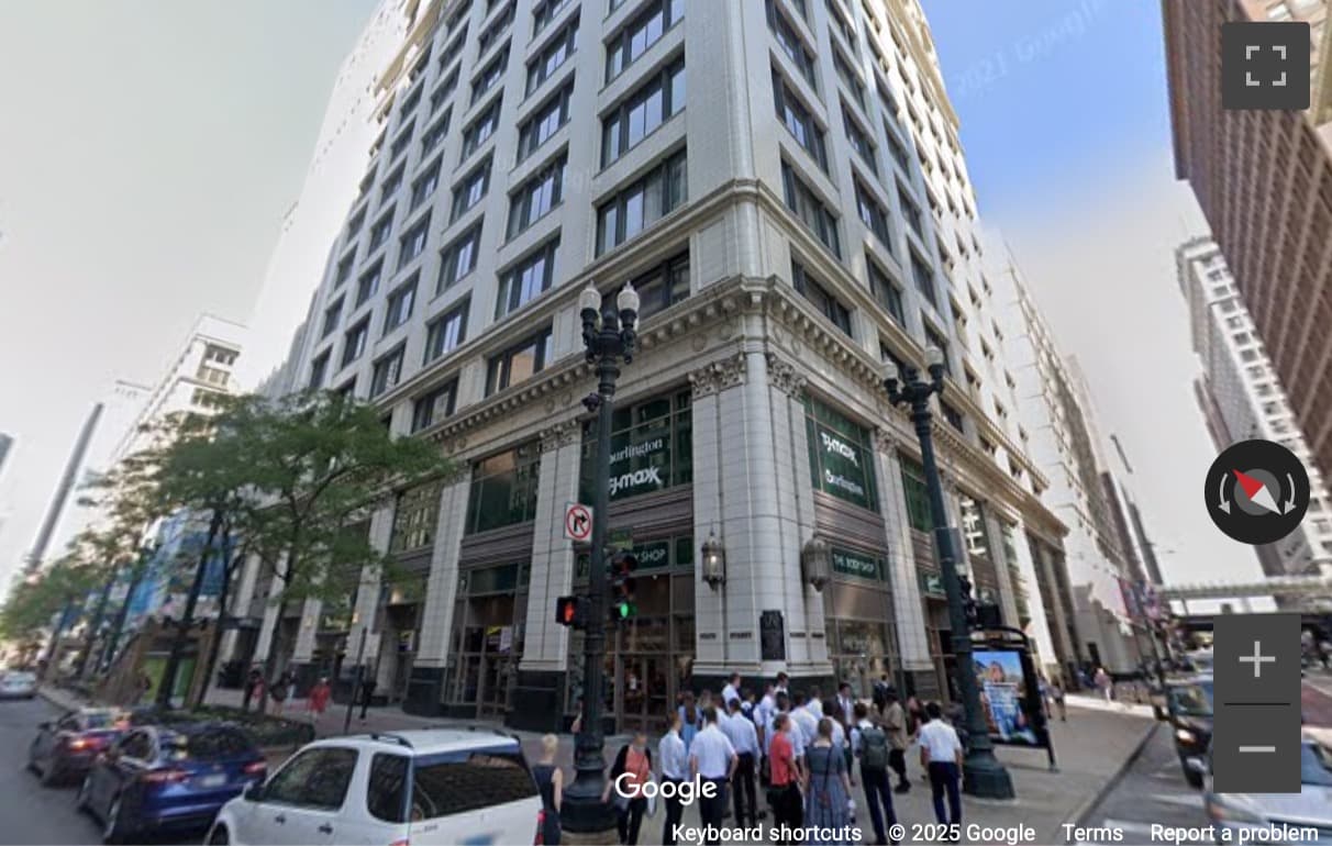 Street View image of 1 N State St, 15th floor, Chicago, Illinois