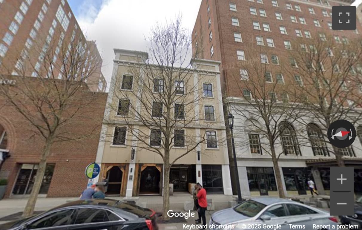 Street View image of 414 Fayetteville St, Raleigh, North Carolina