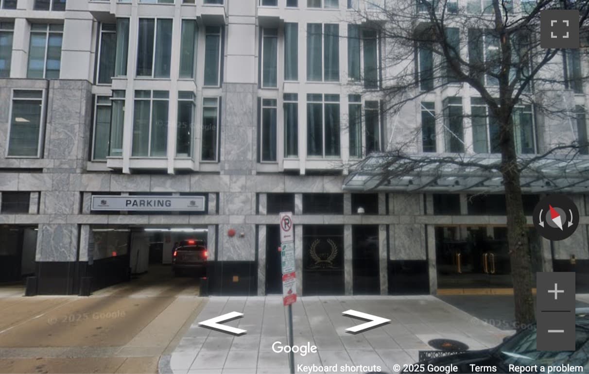Street View image of 1717 Pennsylvania Avenue NW, 10th Floor, Washington DC, District of Columbia