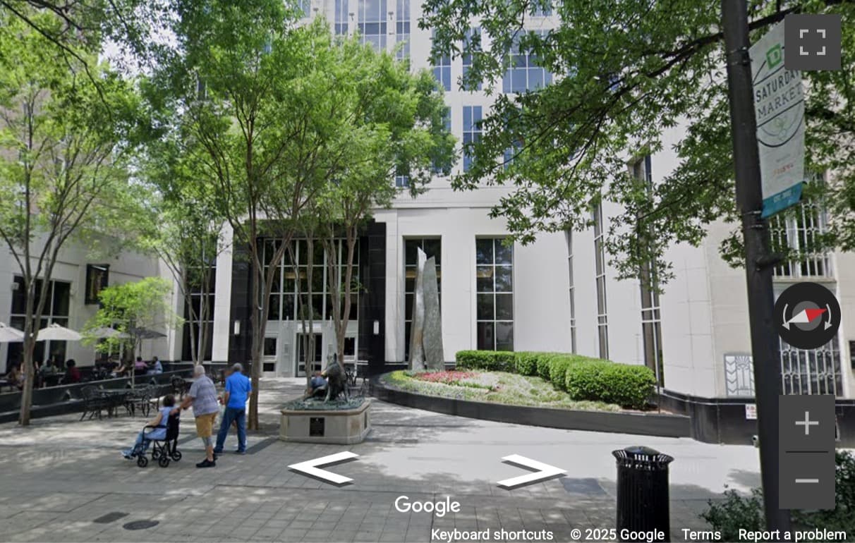 Street View image of 104 S Main Street, Greenville, South Carolina