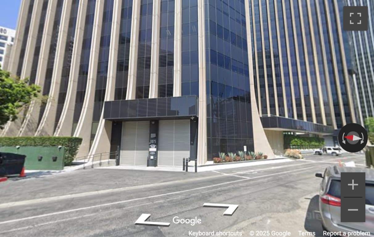 Street View image of 1875 Century Park E, 7th Floor, Los Angeles, California