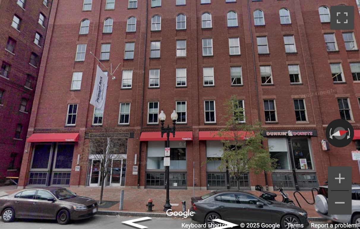 Street View image of 711 Atlantic Avenue, 5th and 6th Floors, Boston, Massachusetts