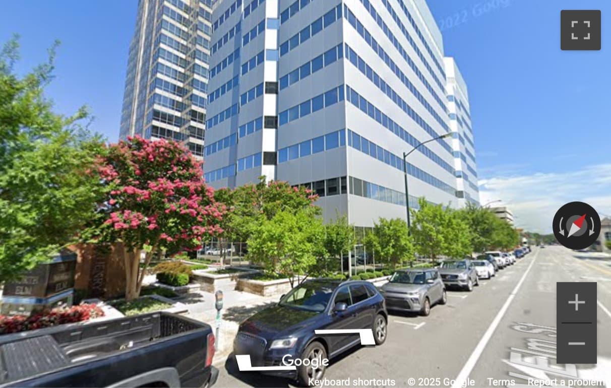Street View image of 301 N Elm St, Suite 600, Greensboro, North Carolina