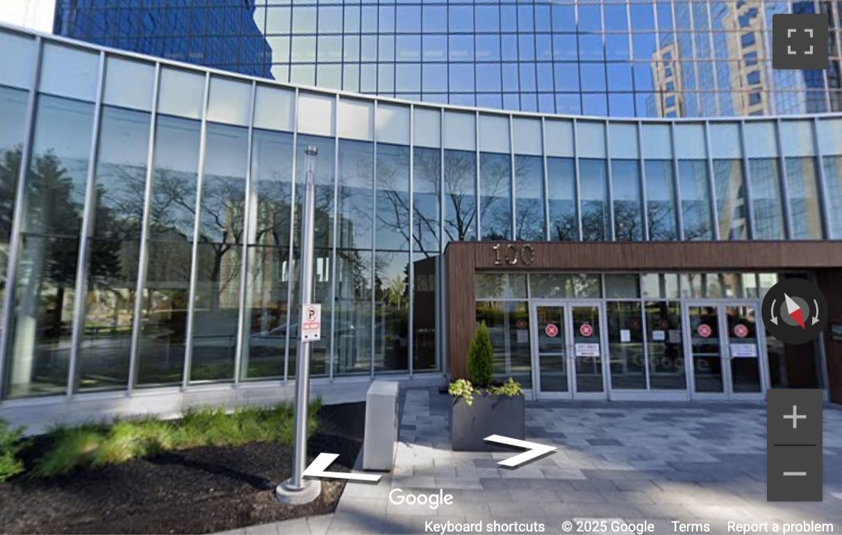 Street View image of 100 Consilium Place, Suite 200, Sacrborough, Toronto, Ontario
