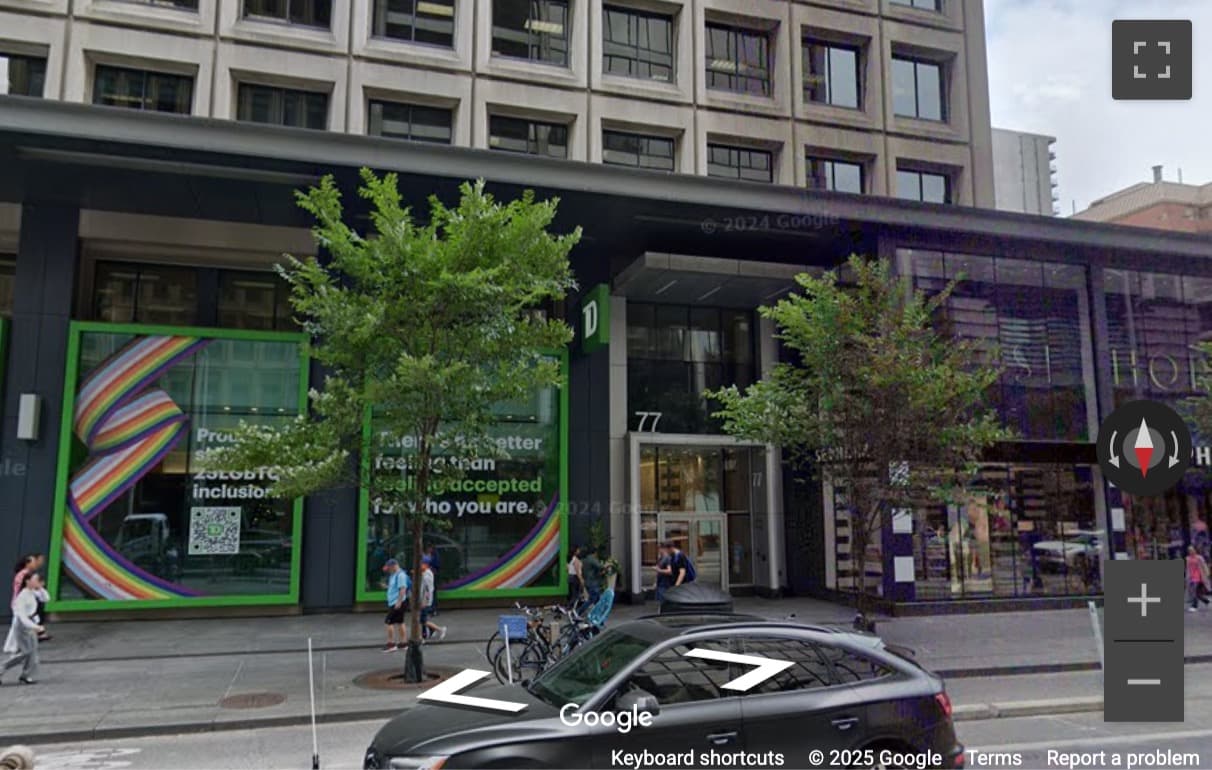 Street View image of 77 Bloor Street West, Suite 600, Toronto, Ontario