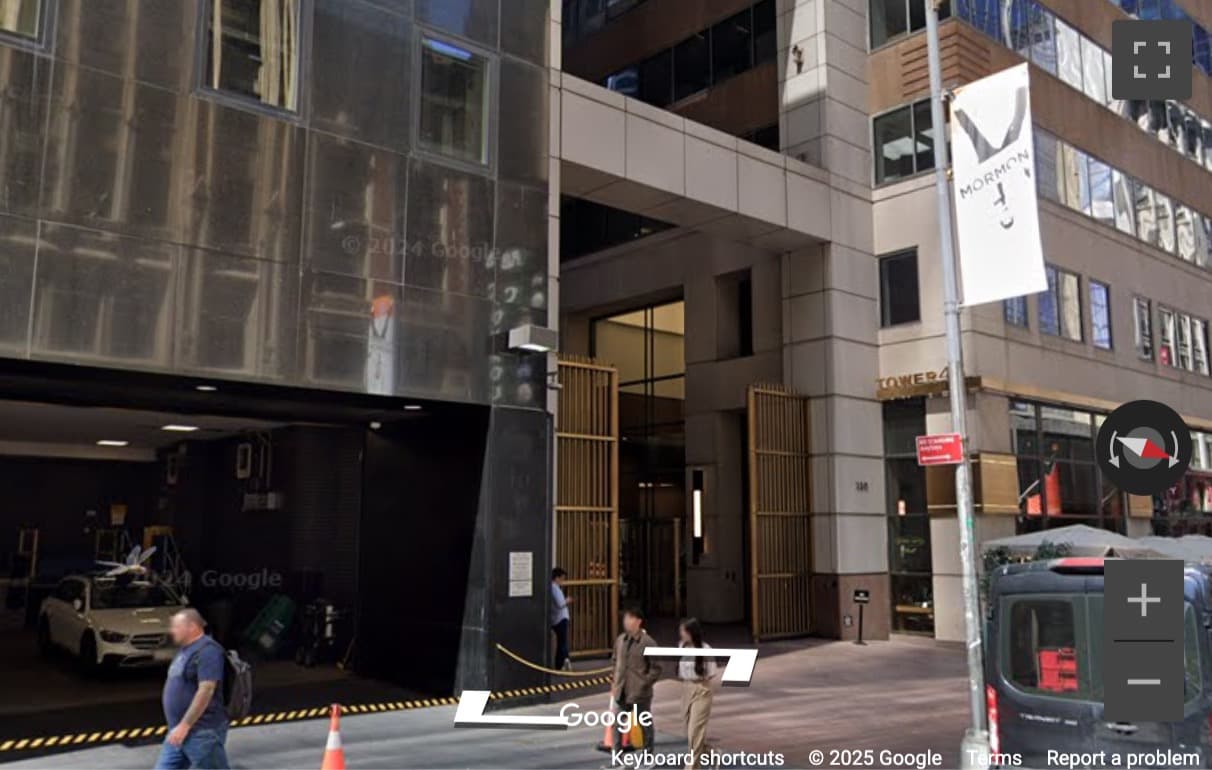 Street View image of 120 W 45th St, FL 21, New York City
