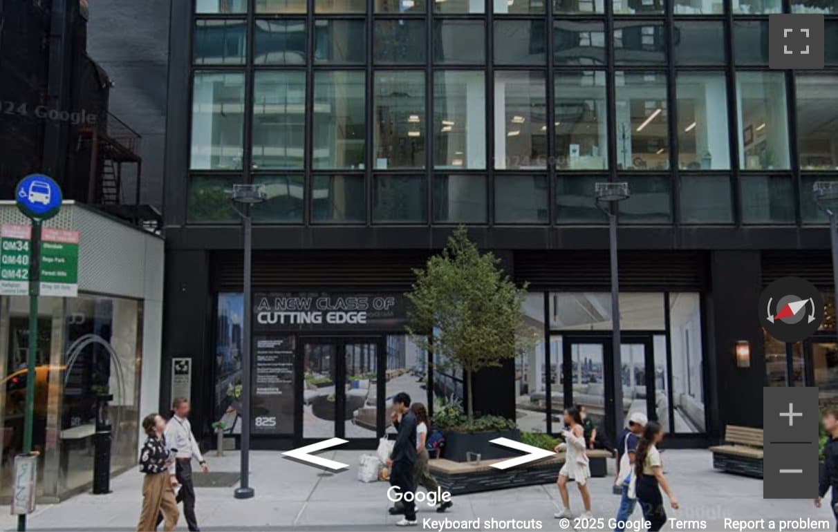Street View image of 825, 3rd Avenue, Manhattan, New York City