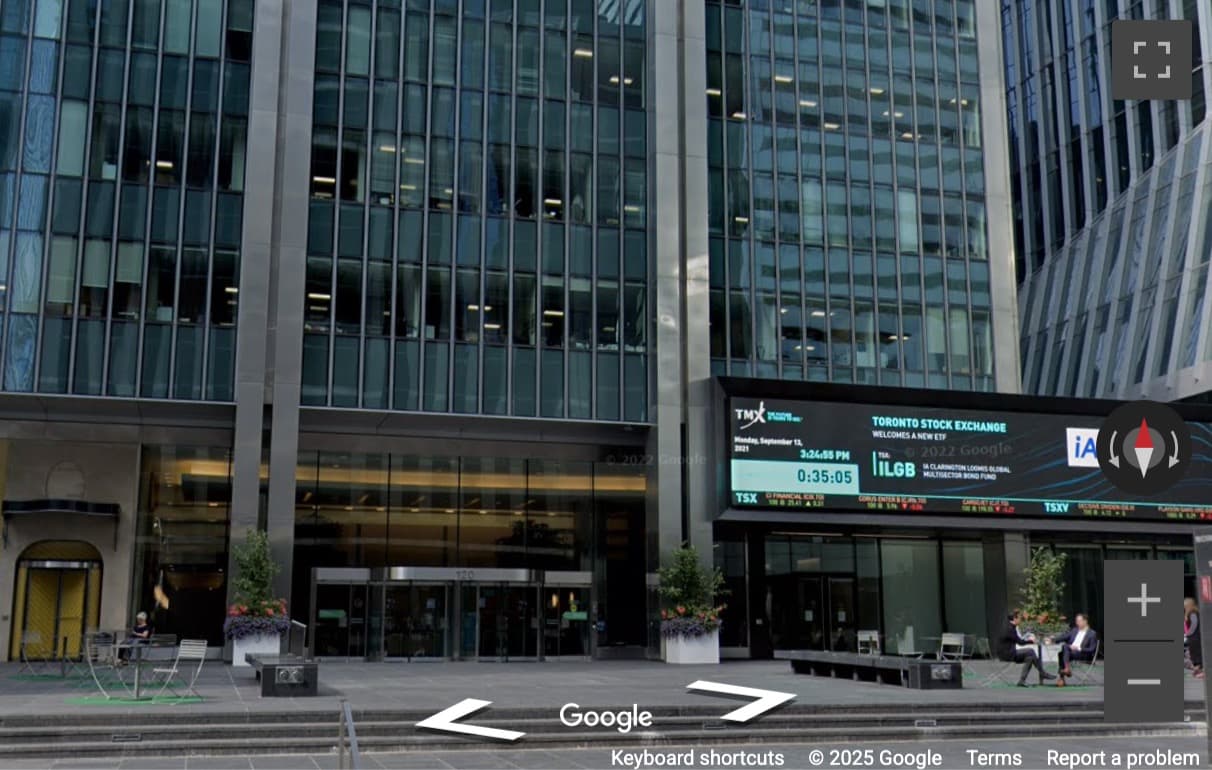Street View image of 120 Adelaide Street West, Suite 2500, Toronto, Ontario