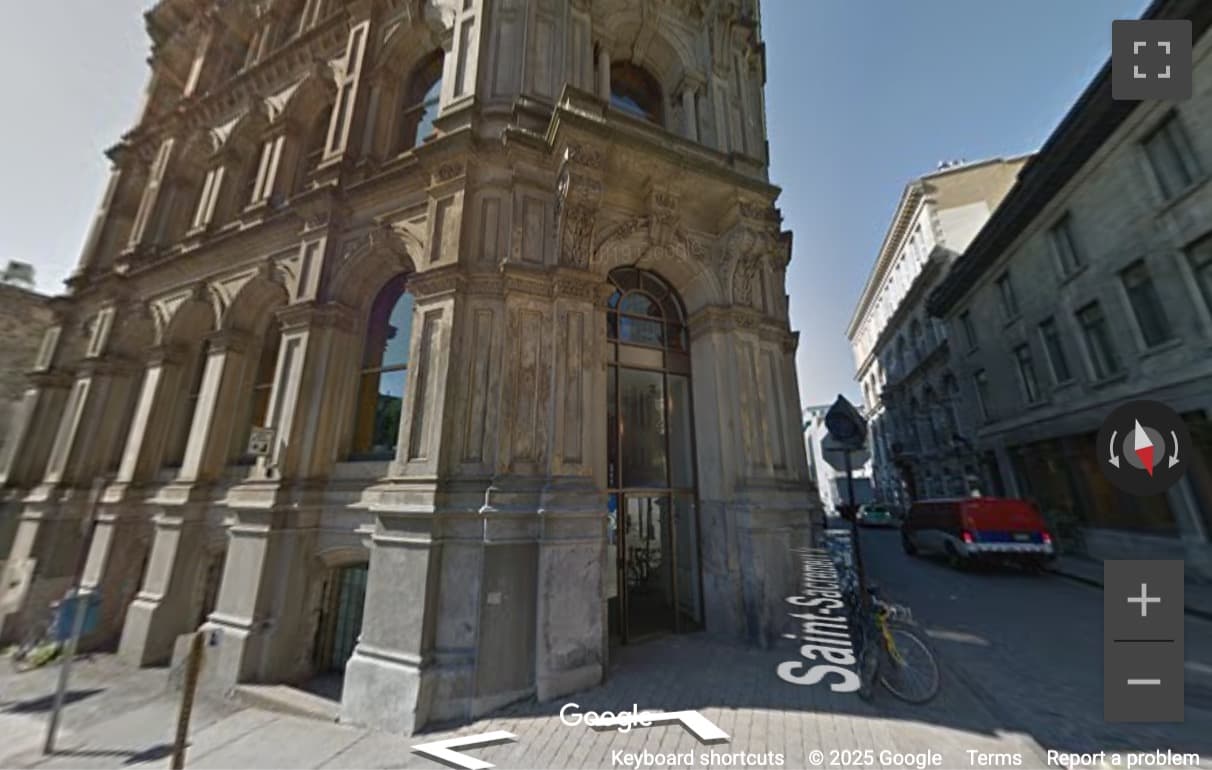 Street View image of 204, Saint-Sacrement Street, No. 300, Montreal