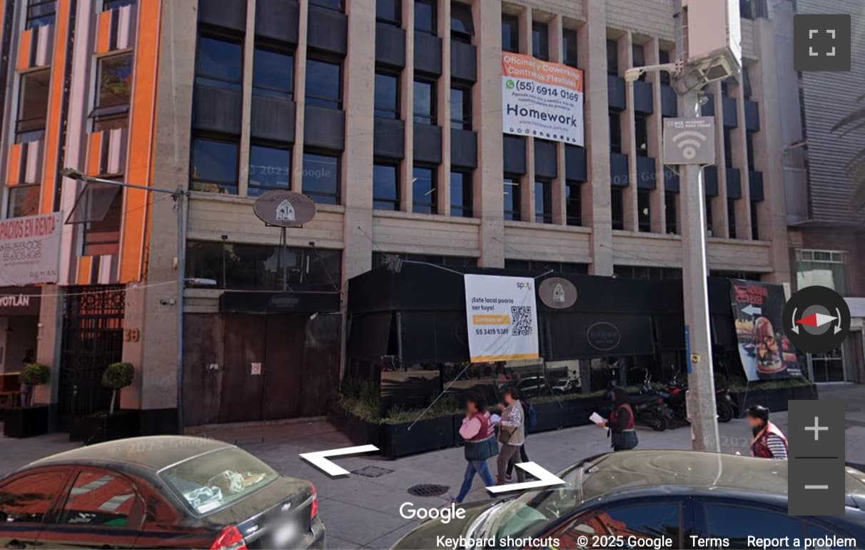 Street View image of 9, Avenida de la República, Tabacalera, Mexico City