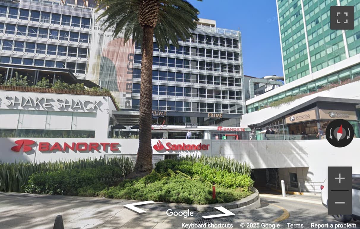 Street View image of 333, Avenida Paseo de la Reforma, Cuauhtémoc, Mexico City