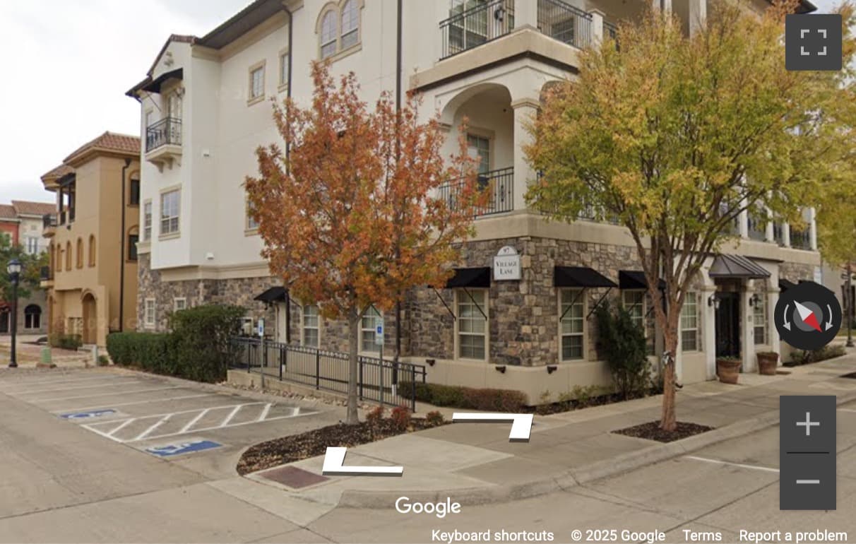 Street View image of 97 Village Lane, 2nd & 3rd Floor, Colleyville, Texas