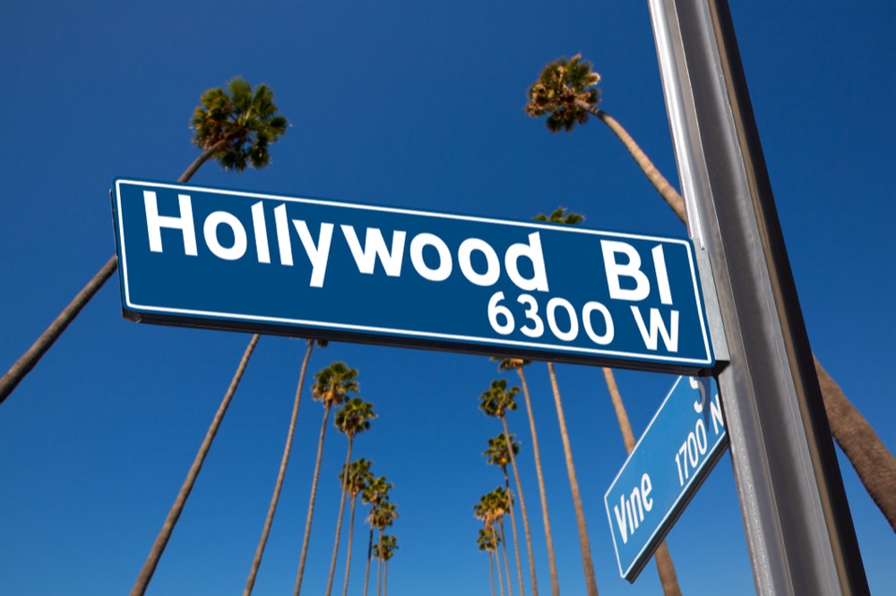 Hollywood Street Sign